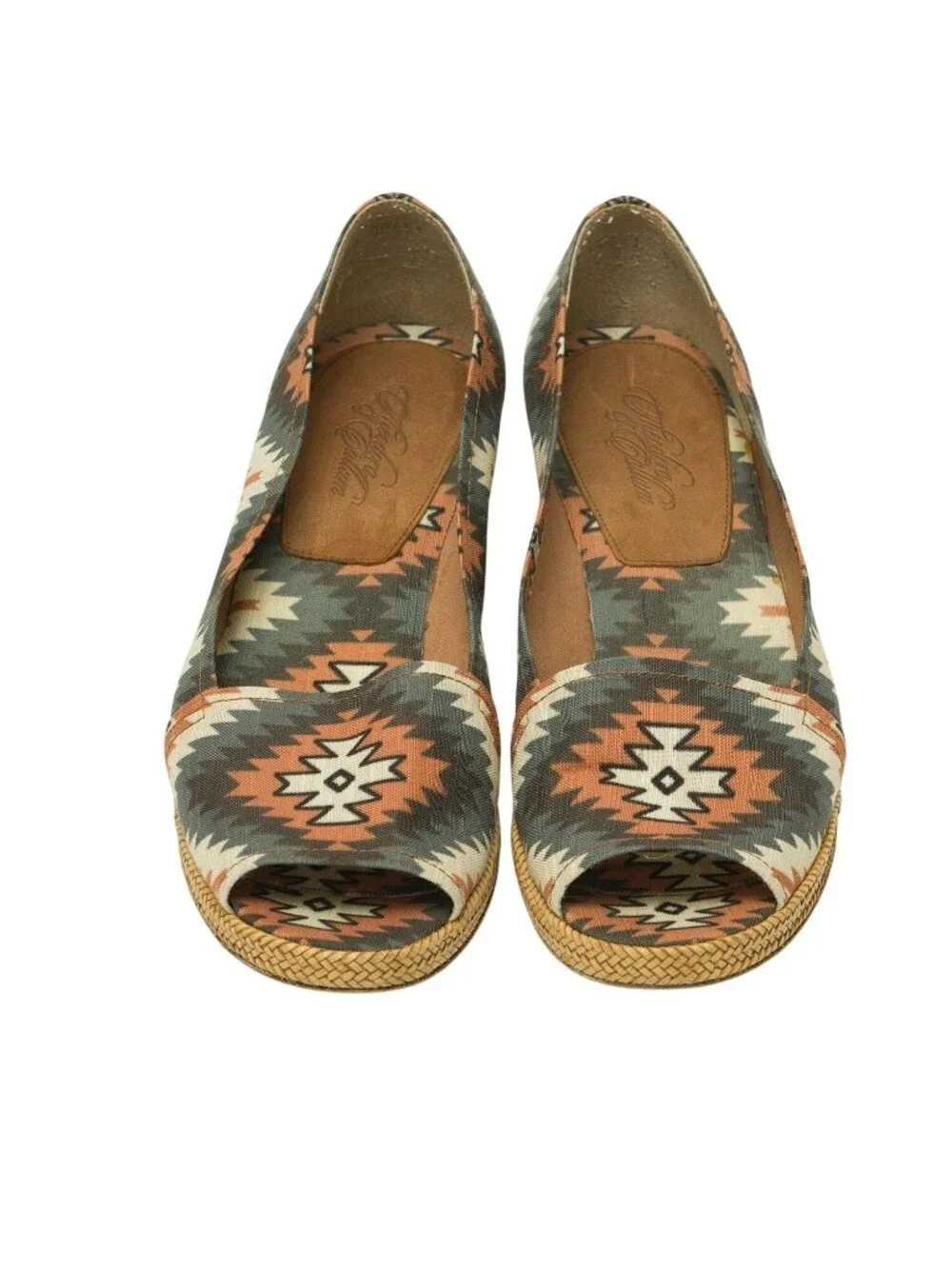 Stuart Weitzman Theodora & Callum Espadrilles Womens 8.5 Shoes Wedges Southwest